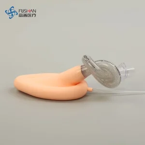 Máscara laríngea cuffed descartável de silicone para anestesia cirúrgica, produto médico aprovado pela FDA e ISO, personalizado por atacado na China