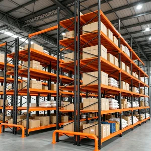 Dresden Electronics Warehouse Heavy Duty Selective Pallet Racking Steel Rack