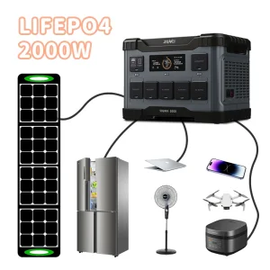 Wholesale 110V 220V LiFePO4 Battery off Grid Portable Solar Generator 1000W 1500W 2000W 5000W Portable Power Station