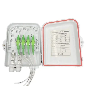 Premium Outdoor Wall-Mounted Fiber Optic Distribution Box for 8 Cores