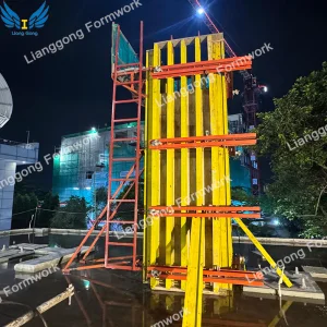 Lianggong H20 Timber Beam Formwork for Durable and Efficient Column Construction