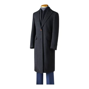 Gray Wool Overcoat