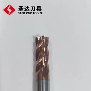 SANT CNC Tools Four-flute 45 Degree Solid Carbide Tungsten Carbide End Mill SD-4E-D16.0