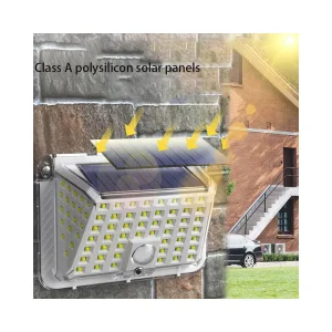 Lights LED Power Pool Wall Rechargeable Sensor Garden Outdoor Street Small for Black Christmas Mosquito Wash Solar Street Light