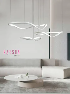 Aluminium Pendant Lamp Indoor CCT LED Creative Chandelier