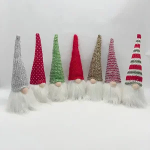 Wholesale 7-Pack Multicolor Christmas Gnome Set | Festive Plush Tomte Decor Manufacturers, Suppliers