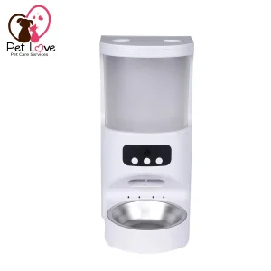 Smart Automatic Pet Feeder with APP Control and Dual Bowls