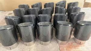 Universal Exhaust Tip Carbon Fiber Stainless Steel Titanium Custom Muffler Tips