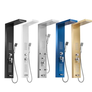 CE Certification Stainless steel multifunctional bathroom shower panel
