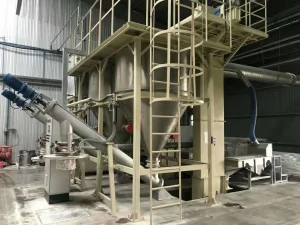 Single Working Station for Plaster Feeding Weighting System