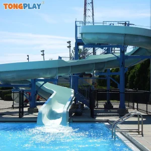 Fun Water Sport and Entertainment Amusement Park Equipment Fiber Glass Slide Outdoor
