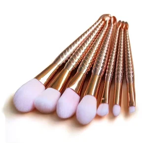Gradient Rainbow Vegan Mermaid Makeup Brush Set
