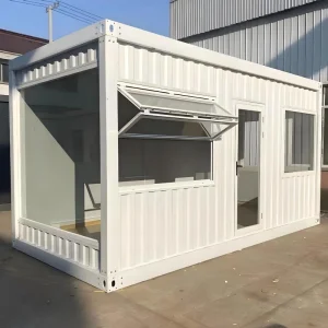 Portable Commercial Container Shop for Food Kiosk, Coffee Bar, Small Restaurant &amp; Retail Store with Fast Installation