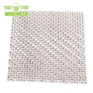 PVD/PVDF/Spray Painted/Powder Coated Curtain Mesh for Laminated Glass/Cabinet/Wall Cladding