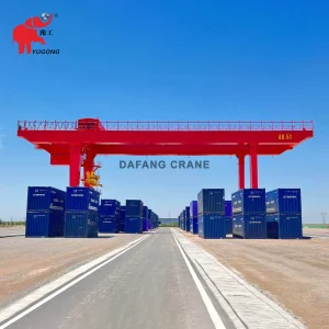 Robust Steel Fabrication Seismic Resilience Harsh Climate Service Remote Diagnostics Smart Controls Industrial Grade Solution Platform Rail Mounted Gantry Crane