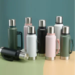 1300ml Outdoor Travel Stainless Steel Vacuum Flasks with Handle