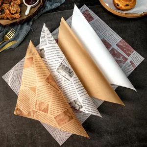 Custom Logo Hamburger Packaging Paper