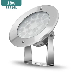 18W SS316L Submersible Pond LED Light
