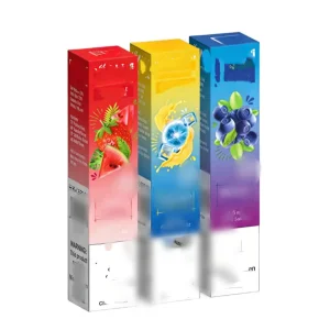 Customizable Premium Fruit Flavor Portable Device Packing Box 1ml Ink Cartridge Packaging