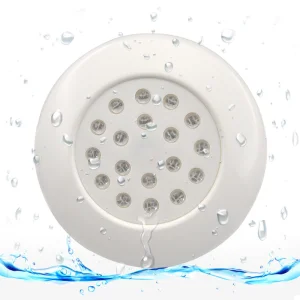 24W surface mount pc material submersible DC12V RGB Ip68 waterproof led underwater swim spa pool night LED light for water pond