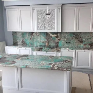 Amazon Green Marble Kitchen Countertops