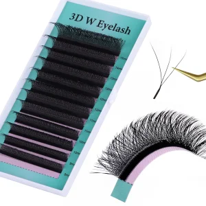 شكل حجم تمديد الرموش الفردية رموش مزيفة مع لَاش 3D 5D 6D رموش كلوفر علامة خاصة رموش أنمي شعار مخصص