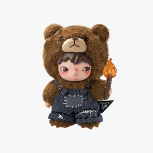 Genuine Hironoo Living Wild Fight for Joy Limited Edition Plush Doll Collectible Art Figure Gift Box