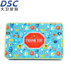 215X135X48mm Gift Tin Box Promotional Packing Box Chocolate Metal Box Tinplate Gift Boxes