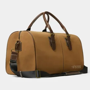 Wholesale Custom Genuine Real Suede Leather Duffle Travel Bag Factory, Supplier