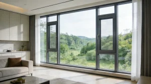 Ventana de aluminio con ruptura térmica con estilo personalizado y aspecto arquitectónico único