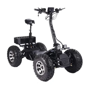 New 2025 Electric 4-Wheel All Terrain Vehicle for Adults 4X4 Scooter off Road 4WD ATV for Hunting and Farm Work