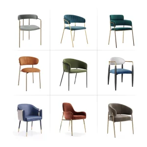 Wholesale Hot Sale Restaurant Chair Comfortable Metal Wood Dining Restaurant Chair for Cafe Hotel