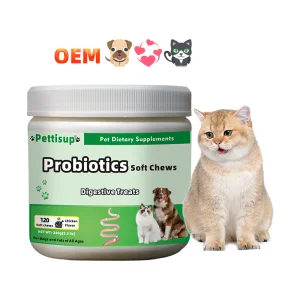 Custom Factory Probiotic Nutritional Cat Supplement Digestive Support Sensitive Stomach OEM