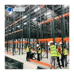 American Standard Teardrop Steel Pallet Rack with Coil Bracket Industrial Bolt-Structured Stacking Racks Powder Coating Finish