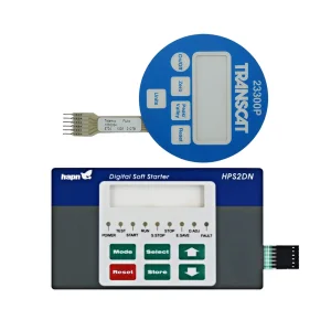 Placa de nombre de panel de membrana LED
