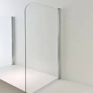FUSA Shower Partition Bathroom Project Pivot Glass Door Aluminium 6mm Glass 304 Stainless Steel Pivot Commercial Use for Hotel