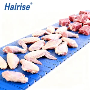 Hairise 1100 Food Grade Flat Top Conveyor Belt Modular Plastic Belts for Meat Industry