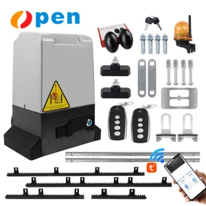 Automatic Door Operators Sliding Gate Opener Kit with Heavy Duty AC Motor
