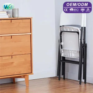 Basics Lightweight Folding Chair Plastic Alloy Steel