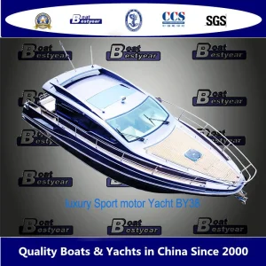 Fiberglass Luxury Sport Yacht