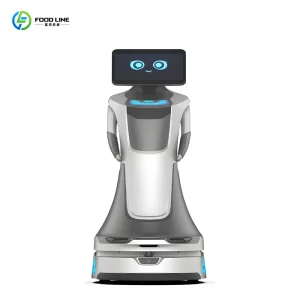 Auto-Charge New Trendy Ai Humanoid Service Robot with Welcome Feature