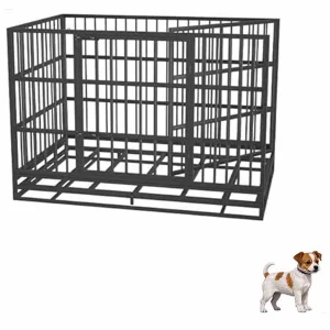 Canis grandes de alta resistência personalizados de fábrica, gaiolas para cães espessas e dobráveis, e gaiolas para pets