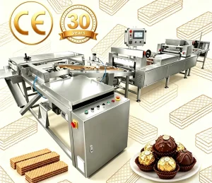 خط إنتاج بسكويت الوافر الأوتوماتيكي