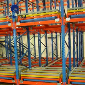 Customize Selective Hot Sale Q235 Cold Rolled Shelf Push Back Racking