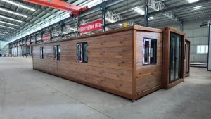 Vila Luxuosa Prefabricada Hidráulica Expandível Casa Modular Moderna Dobrável