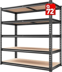 Heavy Duty 5 Tier Garage Shelving