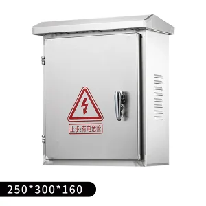 Personalizar gabinete de distribución de energía al aire libre a prueba de agua y polvo de acero galvanizado y acero inoxidable de baja tensión IP67