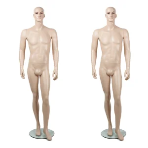 Wholesale Manufacturer Realistic Men Mannequin Display Fiberglass Plus Size Full Body Big Male Mannequin with Beard