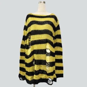 Y2K Women's Long Mohair Pullover Sweater