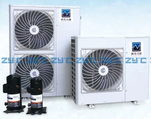 Wall-Mounted Fruit Vegetabe Meat Seafood Medicine Frozen Food Air Cooling Refrigeration Compressor Condensing Unit for Cold Storage Room